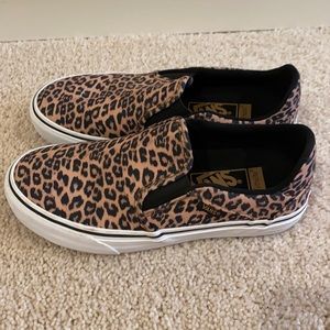 Cheetah print vans